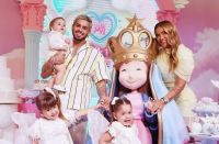 Após divórcio, Virginia e Zé Felipe posam juntos na festa de Maria Alice