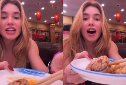 Virginia prova prato com cérebro durante viagem à China: "Textura estranha"