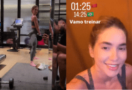 Fitness, Virginia viaja por 35 horas para a China e não deixa de treinar