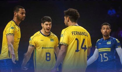 Brasil joga bem e vence Canadá em segunda etapa da Liga das Nações de Vôlei