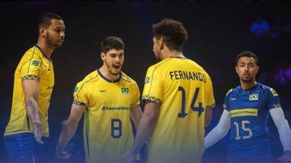 O Brasil venceu o Canadá na Liga das Nações Masculina de Vôlei