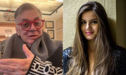 Camila Queiroz envia flores a Walcyr Carrasco, que responde: "Eterna Angel"