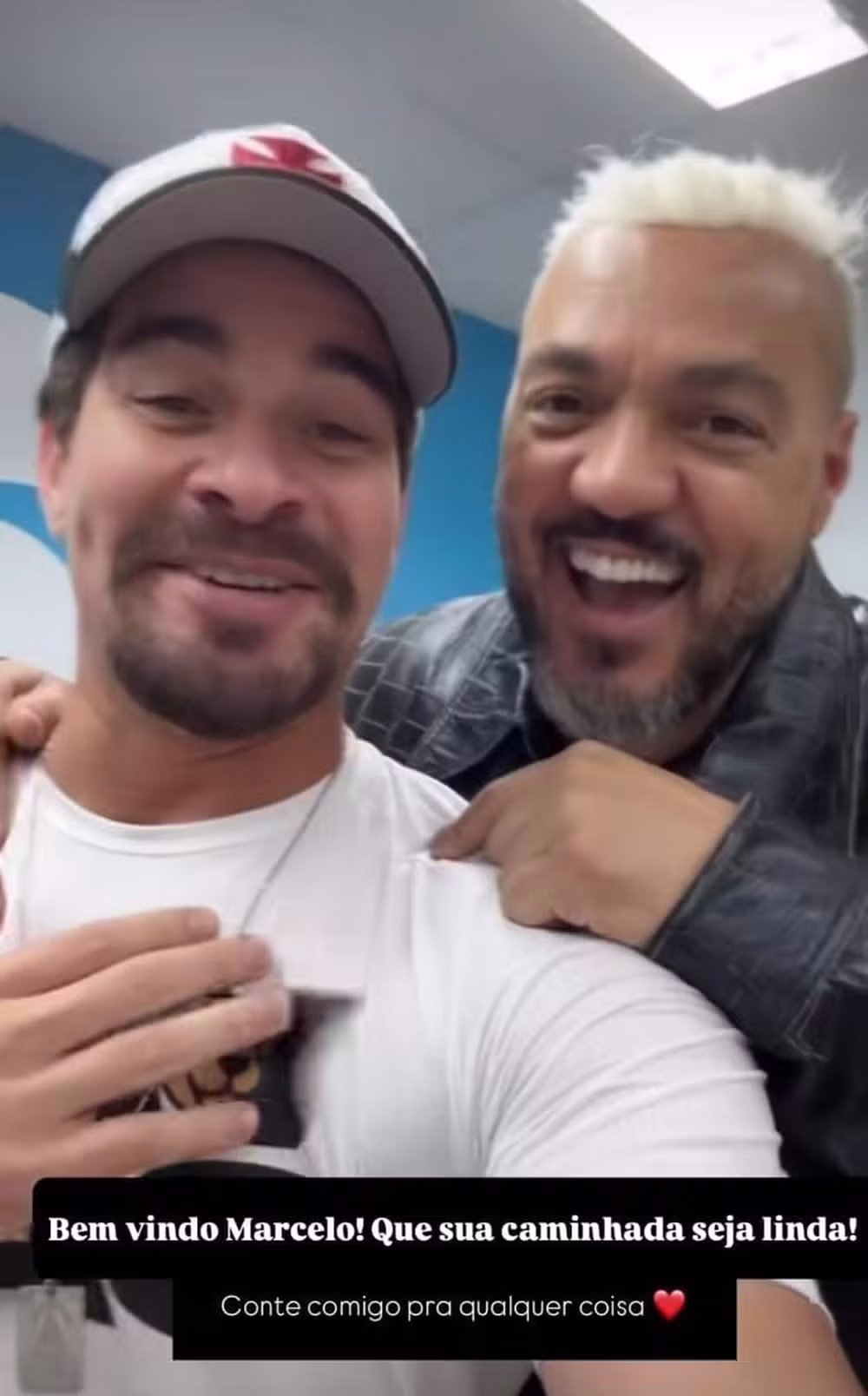 Thiago parabenizou Belo por seu papel na próxima novela das 21h • Instagram/Thiago Martins