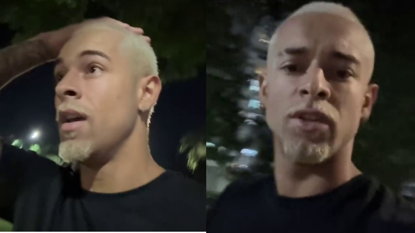 WL aproveitou o momento para fazer uma denúncia sobre o grande número de assaltos que estão acontecendo no bairro do Recreio