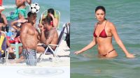 Xamã e Sophie Charlotte curtem praia e jogo de futmesa no Rio; veja fotos