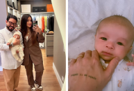 Yudi mostra filho em casa após cirurgia de emergência