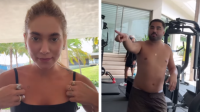 Após término, Virginia e Zé Felipe treinam juntos em mansão