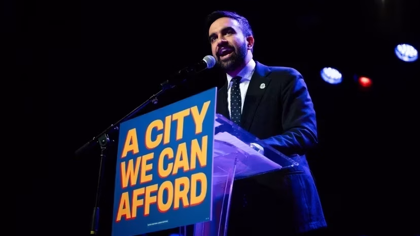 Zohran Mamdani, candidato à prefeitura de Nova York pelo Partido Democrata