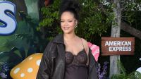 Rihanna leva filhos, Riot e RZA, pela 1ª vez para tapete vermelho