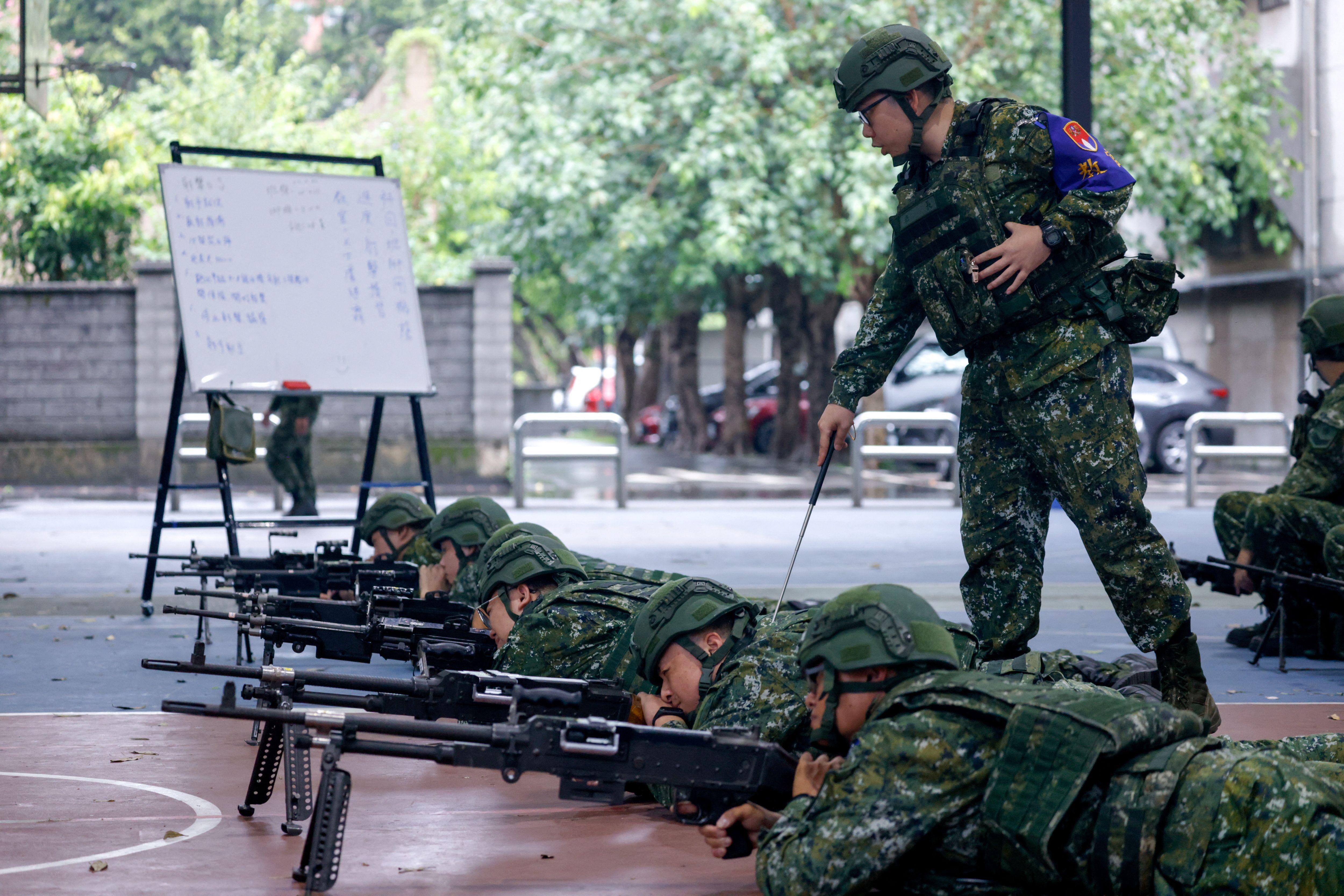 Exercício militar em Taoyuan
