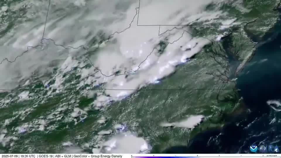 Tempestades na Costa Leste dos EUA