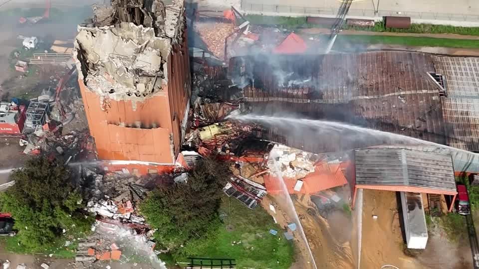 Local da explosão em Nebraska que deixou três mortos