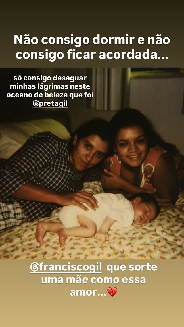 Preta Gil e Regina Casé • Reprodução/Instagram