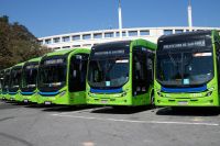 Nunes discute presença da PM dentro de ônibus em SP para coibir vandalismo
