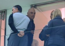 Alexandre de Moraes marca presença na Neo Química Arena para assistir Corinthians x Palmeiras