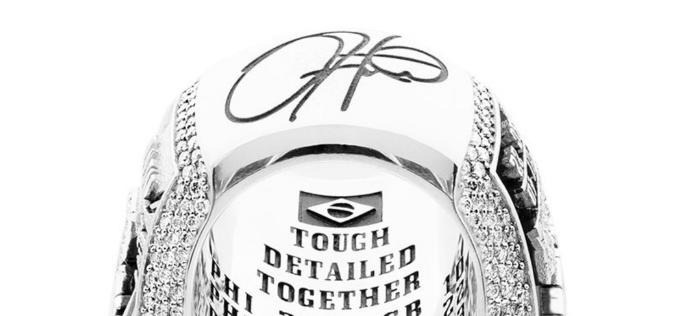 NFL: Anel de campeão do Eagles tem a bandeira do Brasil 