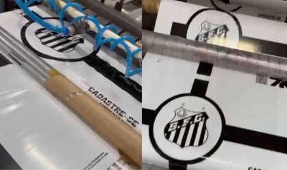 Patrocinador do Santos dará milhares de bandeirinhas para jogo contra Flamengo