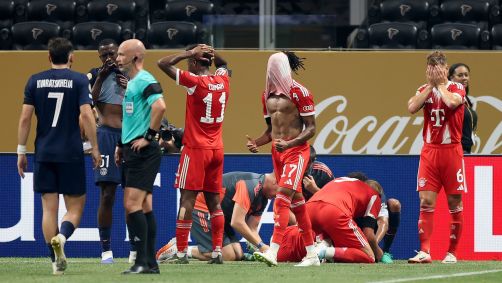 Musiala sofre lesão assustadora em PSG x Bayern no Mundial de Clubes