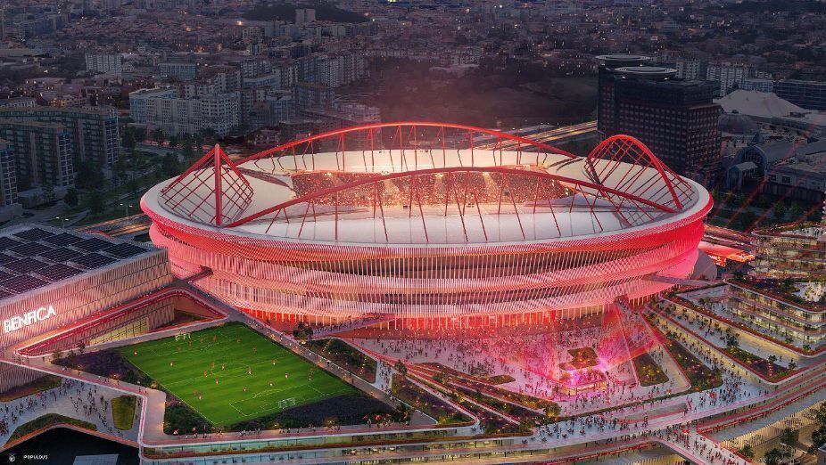 Benfica apresenta projeto para toda região do tradicional Estádio da Luz