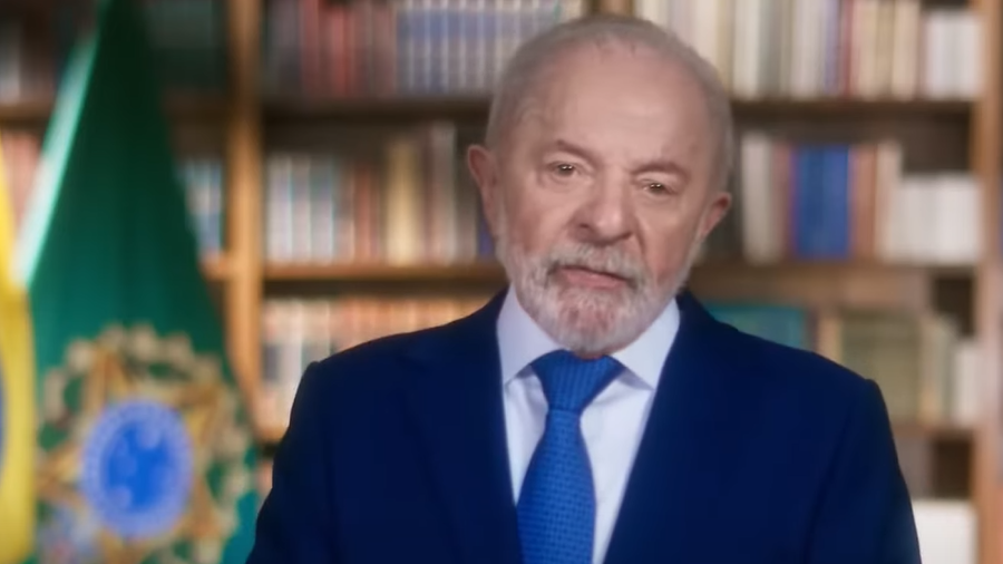 Presidente Lula (PT) em pronunciamento nacional