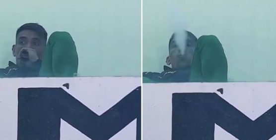 Centurión é flagrado fumando durante partida na Bolívia