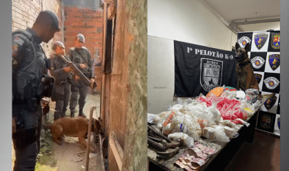 Polícia estoura "casa-bomba" e apreende drogas em comunidade de Itapevi