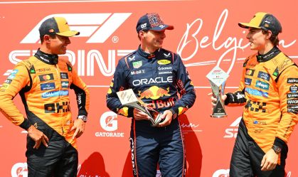 F1: Verstappen vence corrida sprint do GP da Bélgica; Bortoleto é 9º