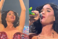 Após divórcio, Katy Perry se emociona em show: "Obrigada por me apoiarem"