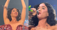 Após divórcio, Katy Perry se emociona em show: "Obrigada por me apoiarem"