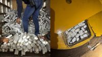 Mais de uma tonelada de maconha é apreendida em fundo falso de rolo em MG