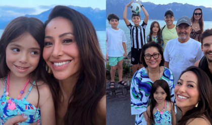 Sabrina Sato curte viagem à Suiça ao lado de Nicolas Prattes e família