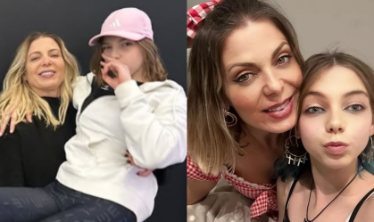 Aos 12 anos, filha de Sheila Mello impressiona com semelhança com a mãe