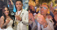 Influenciador brasileiro ganha milhões em casamento com "corte da gravata"