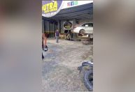 Assalto em estacionamento de banco termina com suspeito morto em Pernambuco