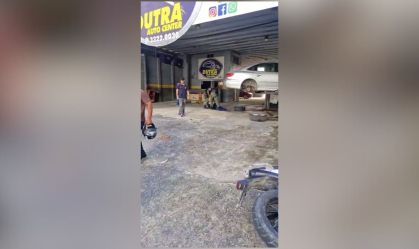 Assalto em estacionamento de banco termina com suspeito morto em Pernambuco
