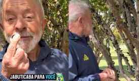 "Vou levar jabuticaba para você, Trump", diz Lula ao citar briga tarifária