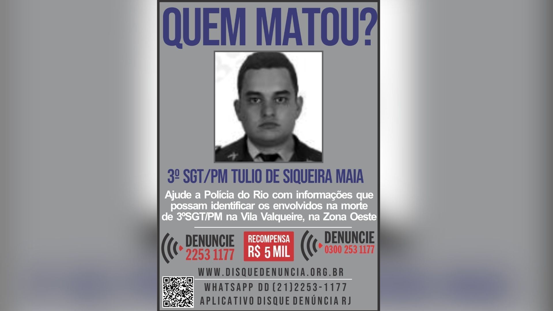 Morte PM Vila Valqueire
