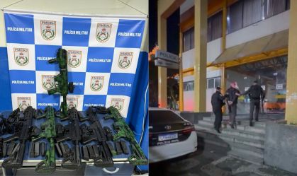 Homem é preso com arsenal na rodoviária do RJ; armas iriam para Fortaleza