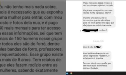 Mulheres denunciam grupo que compartilha imagens íntimas sem consentimento