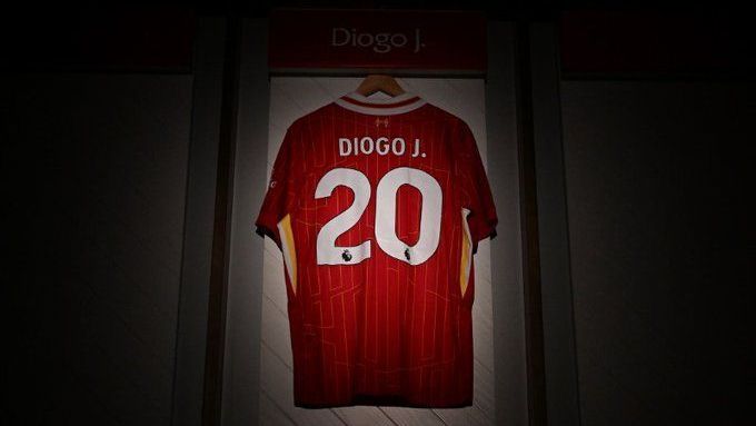 Liverpool aposenta camisa de Diogo Jota
