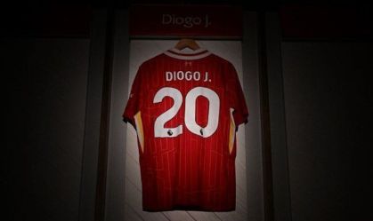 Liverpool anuncia aposentadoria da camisa 20 em homenagem a Diogo Jota