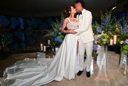 Éder Militão e Tainá Castro se casam em hotel luxuoso em São Paulo; veja
