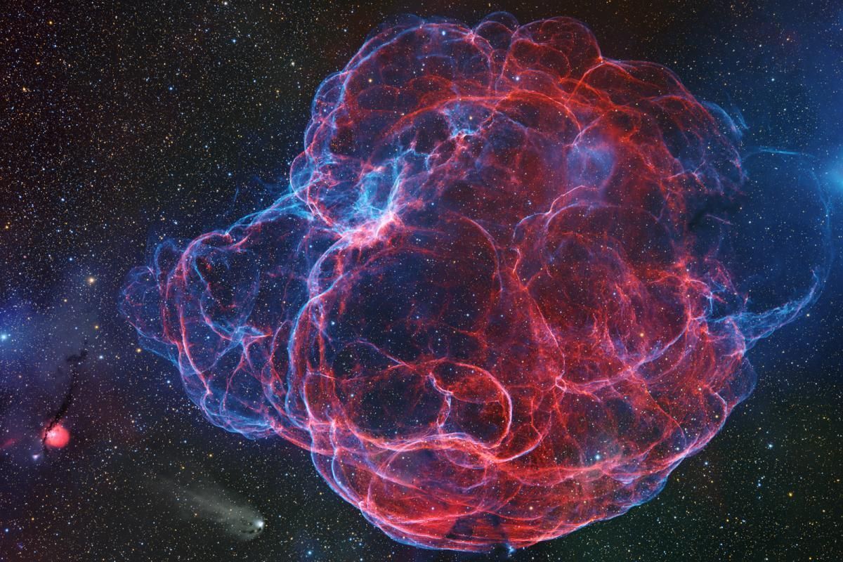 Electric Threads of the Lightning Spaghetti Nebula © Shaoyu Zhang