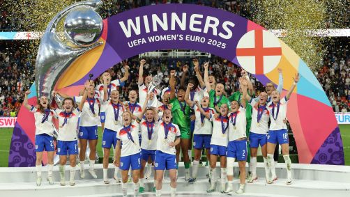 Inglaterra comemora o bicampeonato da Eurocopa