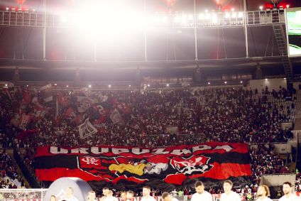 Festa da torcida do Flamengo no Maracanã