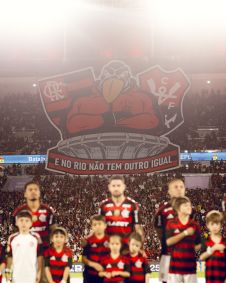 Festa da torcida do Flamengo no Maracanã