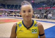 VNL: Gabi elogia atitude da equipe brasileira em vitória sobre a Polônia