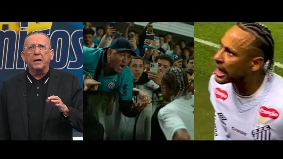 Galvão Bueno critica Neymar por confusão com torcedor