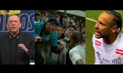 Galvão Bueno critica Neymar e usa Pelé para fazer alerta; assista
