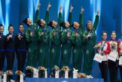 Brasil faz história e conquista ouro na Copa do Mundo de ginástica rítmica